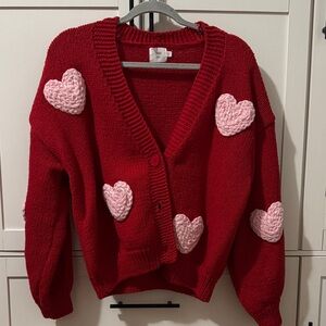 Luna Ivy Heart Cardigan